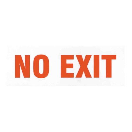 BRADY Exit Sign, 3-1/2"HX10"W, Corner Holes SP029G